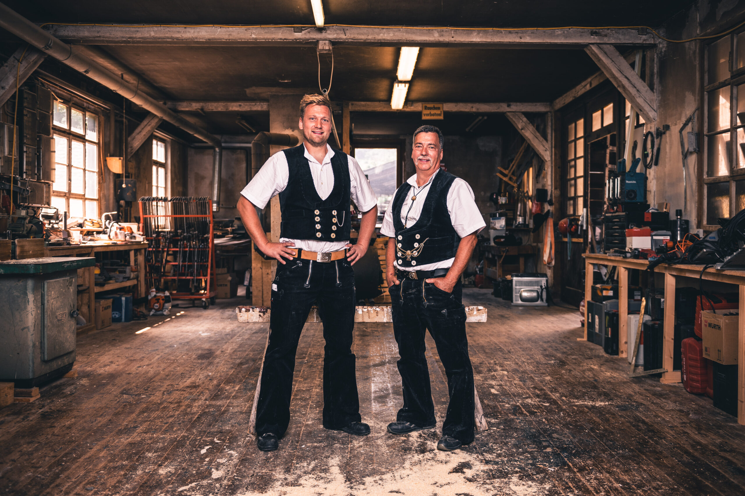 Matthias und Martin Stoll – die Gründer des Unternehmens © Stoll - Zimmerei & Dacheindeckungen
