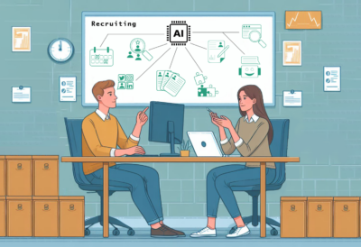 Visual_Recruiting Trends und Technologien © Fraunhofer IAO / erstellt mit „AI Image Creator“