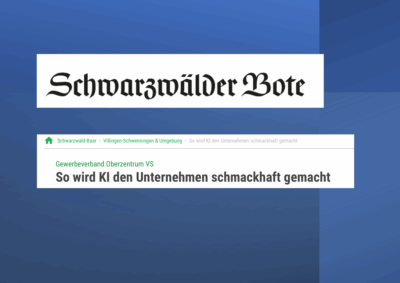 Schwarzwaelder_Bote So wird KI Unternehmen schmackhaft gemacht