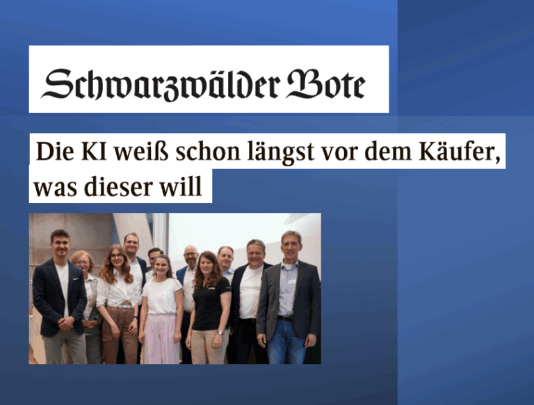 Die KI weiß schon längst vor dem Käufer, was dieser will